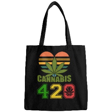 Discover Hysteric 420 Love Good Herb Weed Marijuana Design Bags