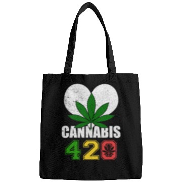 Discover Sidesplitting 420 Love Herb Weed Marijuana Design Bags