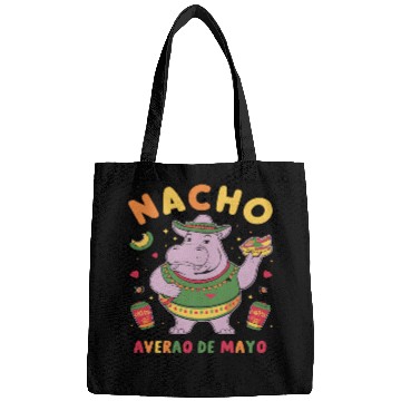 Discover Nacho Average Hippo Mexican Hippopotamus Bags