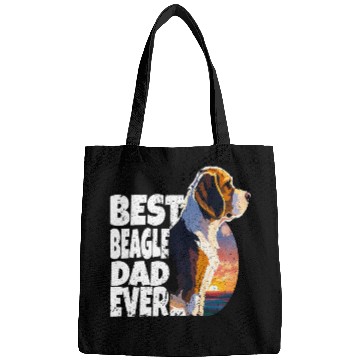 Discover BEST BEAGLE DAD EVER Bags