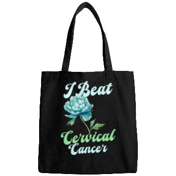 Discover Cervical Cancer Awareness I Beat Cervical Cancer Bags
