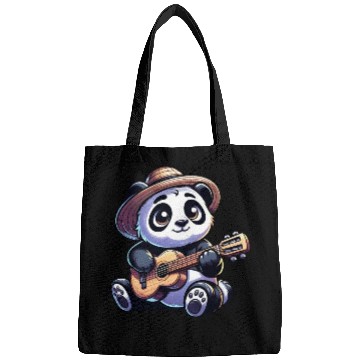 Discover Cool Panda Guitarist Music Bags