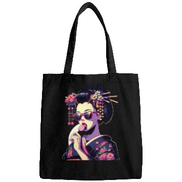 Discover Japanese Geisha in Kimono, Geishas from Kyoto Bags