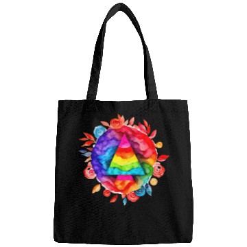 Discover Pride, Colorful Abstract Bags, Watercolor Ae