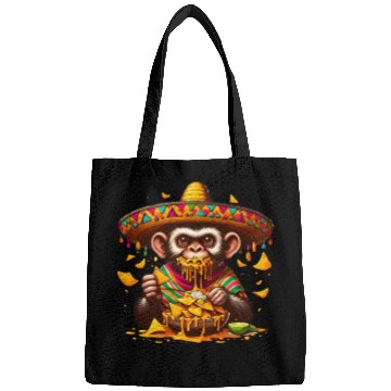 Discover Cinco de Mayo monkey with nachos Bags