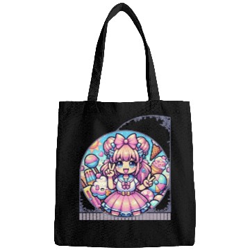 Discover Kawaii Anime Girl's Ice Cream Paradise Sweet Bags