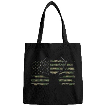 Discover American Flag Camouflage Outdoor Antlers Deer Bags
