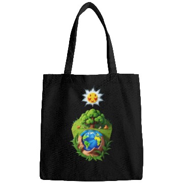 Discover Every Day is Earth day Bags