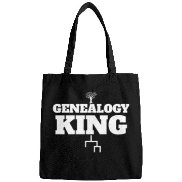 Discover Genealogy King Family Genealogist Lineage Men's Bags