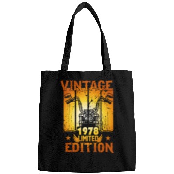 Discover Vintage 1978 Limited Edition, Motorcycle Lover Bags