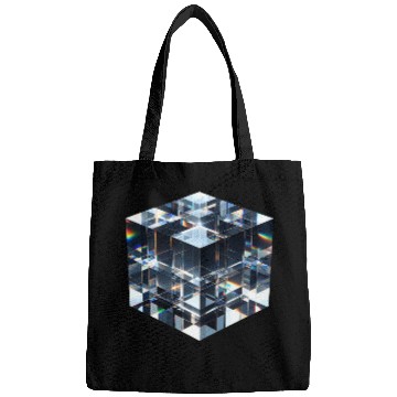Discover Abstract Crystal Cubes Bags