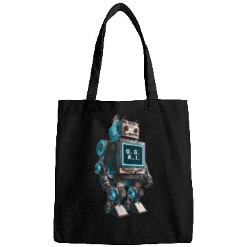 Discover OG AI Robot Art Bags