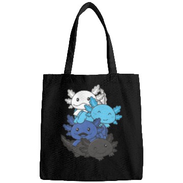 Discover Transmasc Flag Pride Lgbtq Cute Axolotl Stack Bags