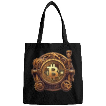 Discover Steampunk Bitcoin Digital Currency Crypto Coin Bags