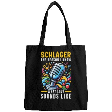 Discover German Schlager Singer Germany Music Lover Bags