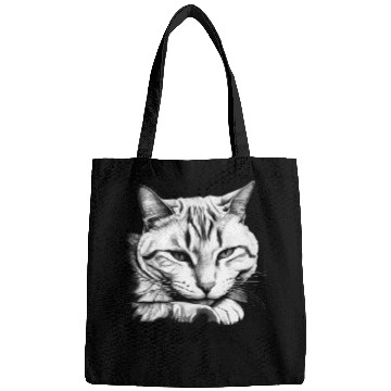 Discover Peaceful Tabby Art Bags