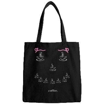 Discover Smiling Coffee Face Bags