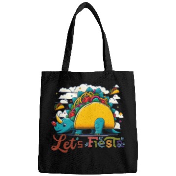 Discover Let's Fiesta , Cinco de mayo with TacoSaurus Bags