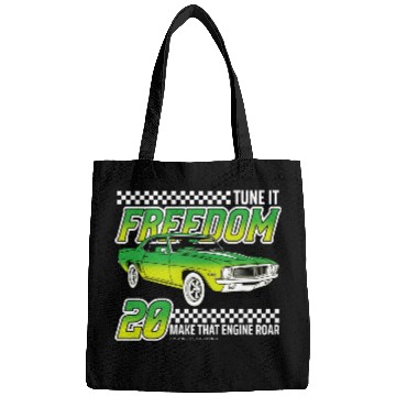 Discover Racing OLD car illustrated | muscle car Bags
