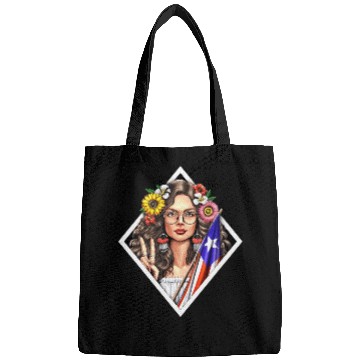 Discover Boricua Puerto Rico Girl Bags