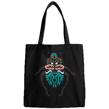 Discover Unique Beetle Insect Vector Colorful Shape Bags