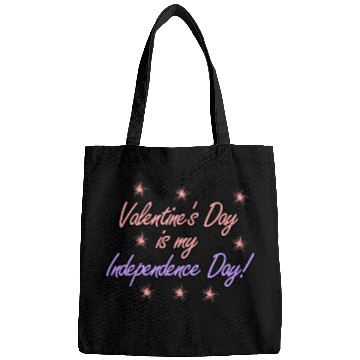Discover Single Alone Lonely valentine's day joke Bags