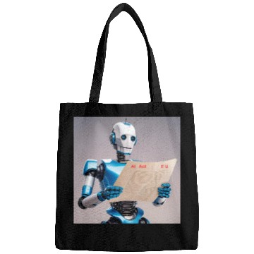 Discover Robot Reading AI Act by EU Bags