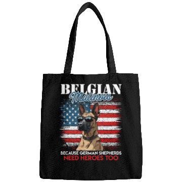 Discover USA BELGIAN MALINOIS STEARING UP American Bags