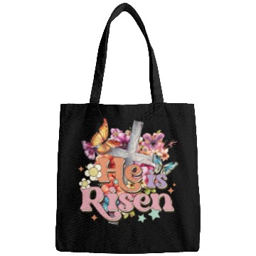 Discover He Is Risen Christian Easter Jesus Resurrection Bags