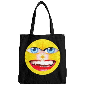 Discover Smile Face Have a Nice Day Promote Happiness Joy Bags