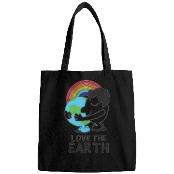Discover Love the earth, climate change Bags