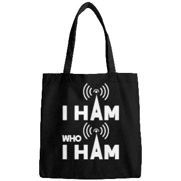 Discover I Ham Who I Ham Fun Ham Radio Operator Bags