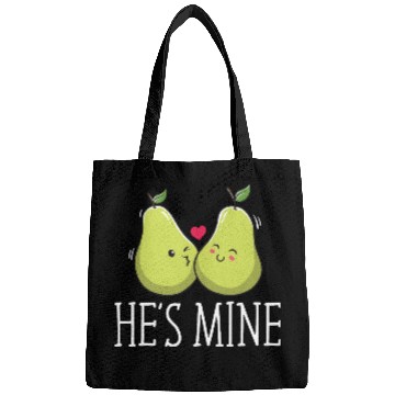 Discover Hes Mine Funny Bride Humor Future Wife Wedding Pun Bags