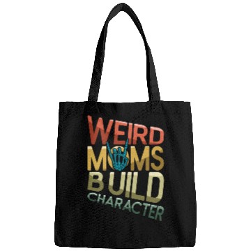 Discover Weird Moms Build Character Retro Mother's Day Bags