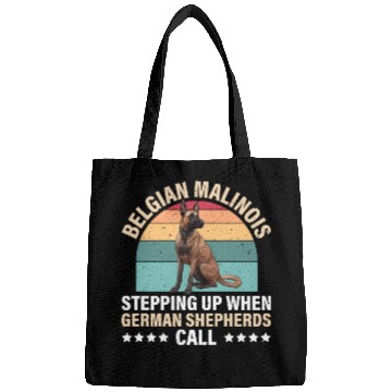 Discover BELGIAN MALINOIS STEPPING UP WHEN SHEPHERDS CALL Bags