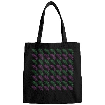 Discover Green Pink Exotic Leaves Pattern Bags