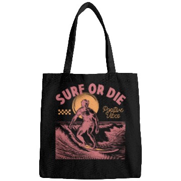 Discover Surf Or Die Positive Vibes Bags