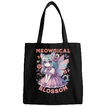 Discover Meowgical Blossom Enchanting Fairycore Cat Fantasy Bags