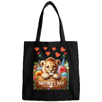 Discover Happy Mothers Day Baby Lion Bags