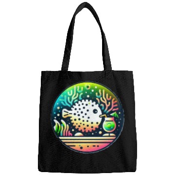 Discover Drunk Puffer Fish Bags