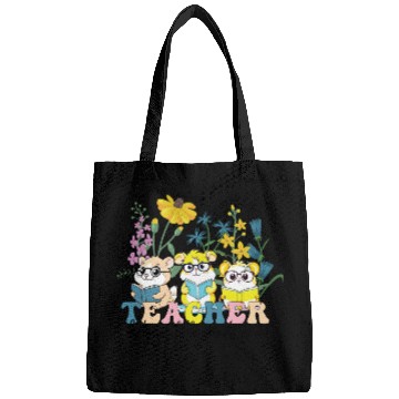 Discover Wildflower Teacher Bags, Groovy Hamster Educator