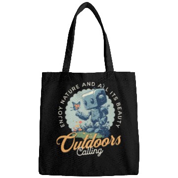 Discover Robotic Nature Lover - Outdoor Adventure Graphic Bags
