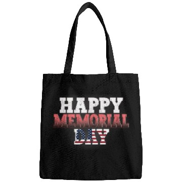 Discover Patriotic Memorial Day Flag Design Bags