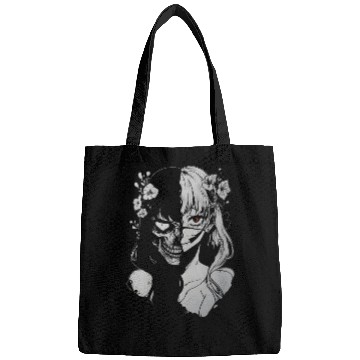 Discover anime skull girl horror Bags