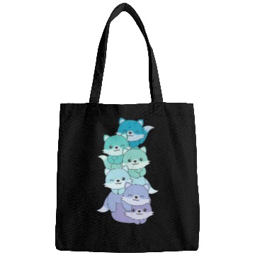 Discover Neptunic Flag Pride Lgbtq Cute Fox Pile Bags