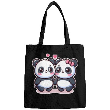 Discover Cute Bubu Dudu Panda Bear couple Bags