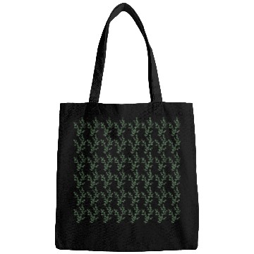 Discover Botanical Green Leaves Design Pattern Bags