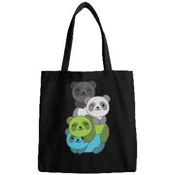 Discover Quiosexual Flag Pride Lgbtq Cute Panda Bags
