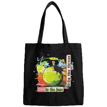 Discover Typography tennis design Bags