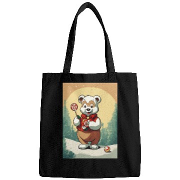 Discover Cartoon cute teddy bear Bags
